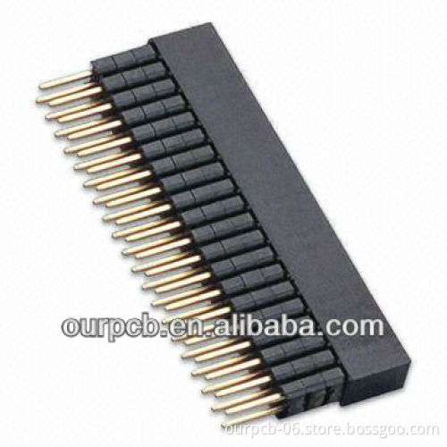 Female Header, Made of Brass/Phosphor Bronze, 3A Rated Current